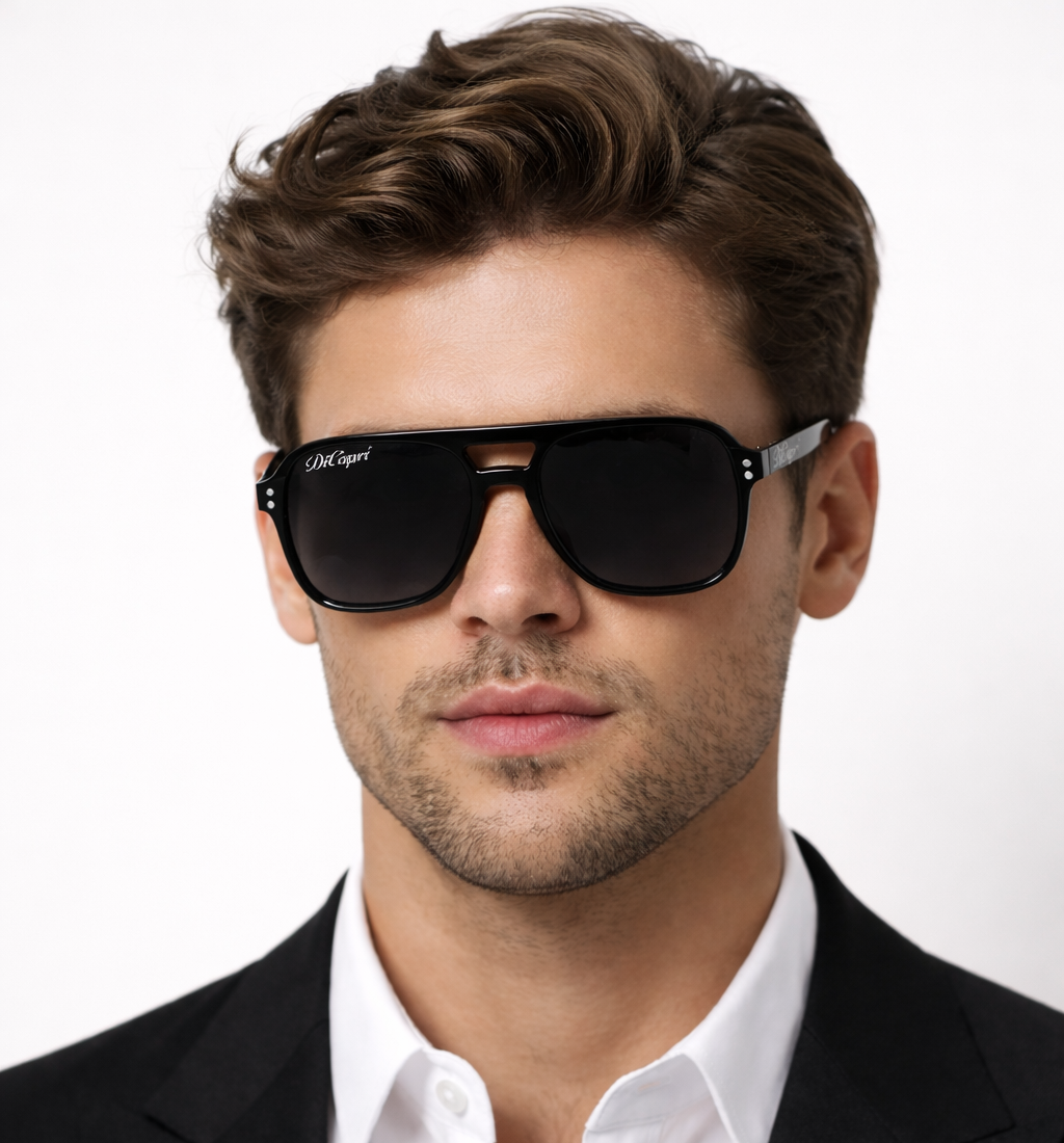 Riviera Nero - Svart Solglasögon